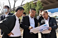 水控集團黨委副書記、總經理周文川帶隊赴橫琴調研涉水基礎設施建設進展情況